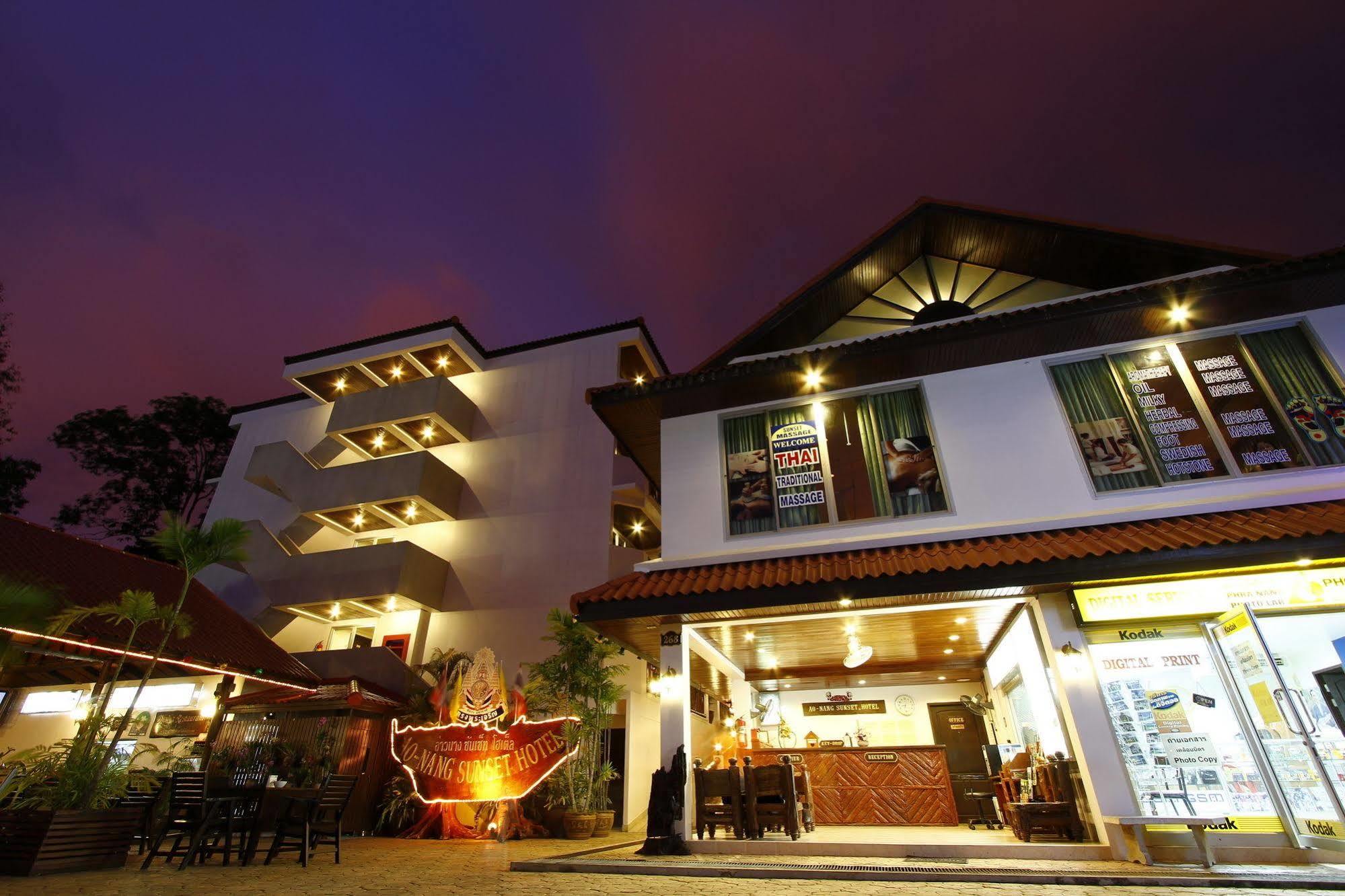 Aonang Sunset Hotel - Sha Extra Plus Ao Nang Eksteriør bilde